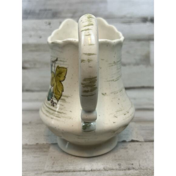 Metlox Pottery Vernon Ware Vineyard 24 Oz. Pitcher Flawless 6.5" - Picture 2 of 9